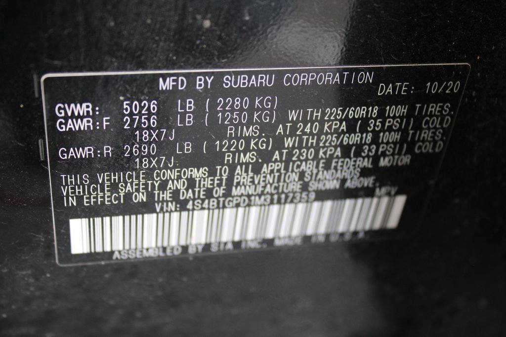 Used 2021 Subaru Outback Touring XT AWD/4WD image 72