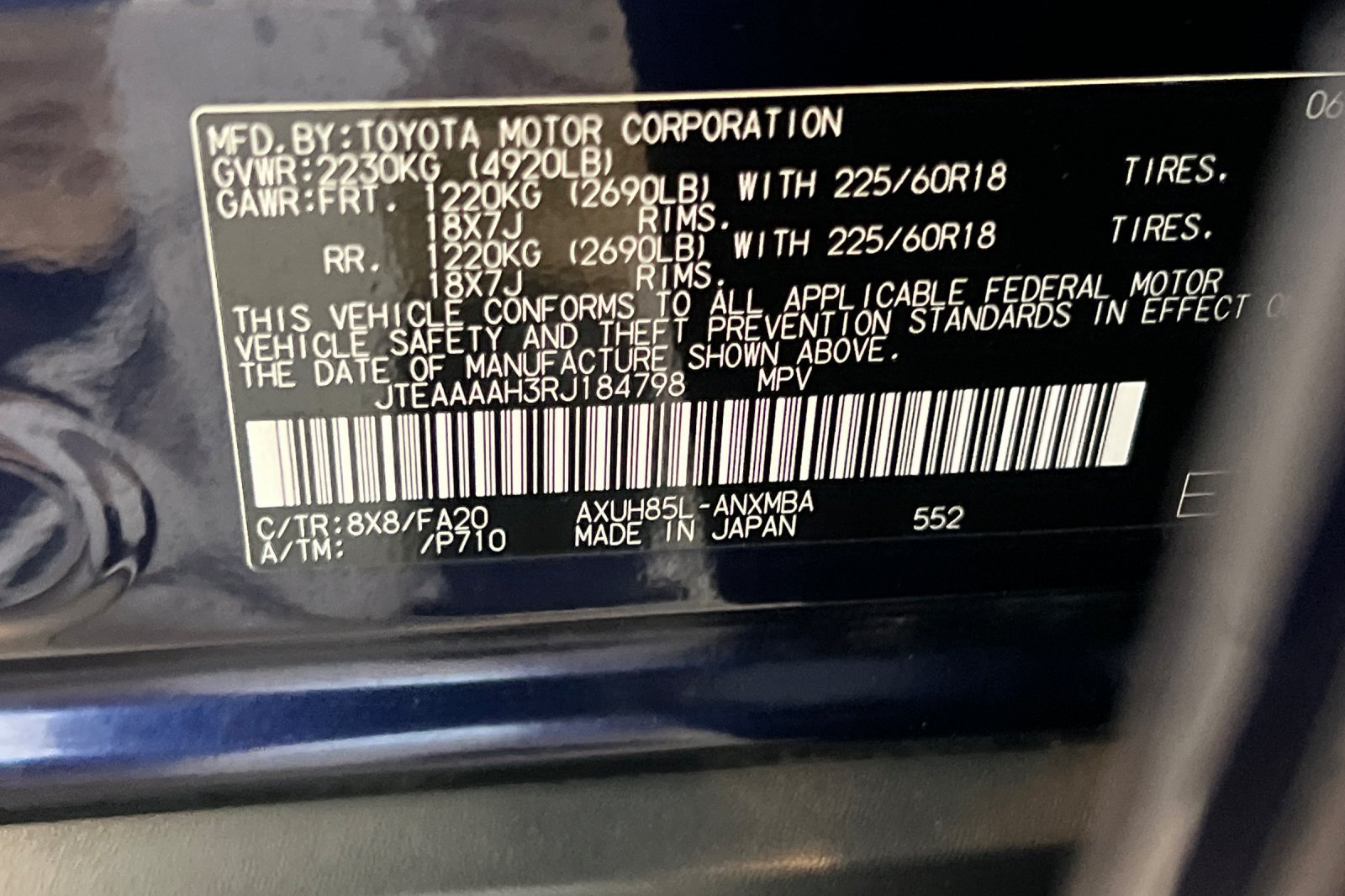 Certified 2024 Toyota Venza LE AWD/4WD image 28