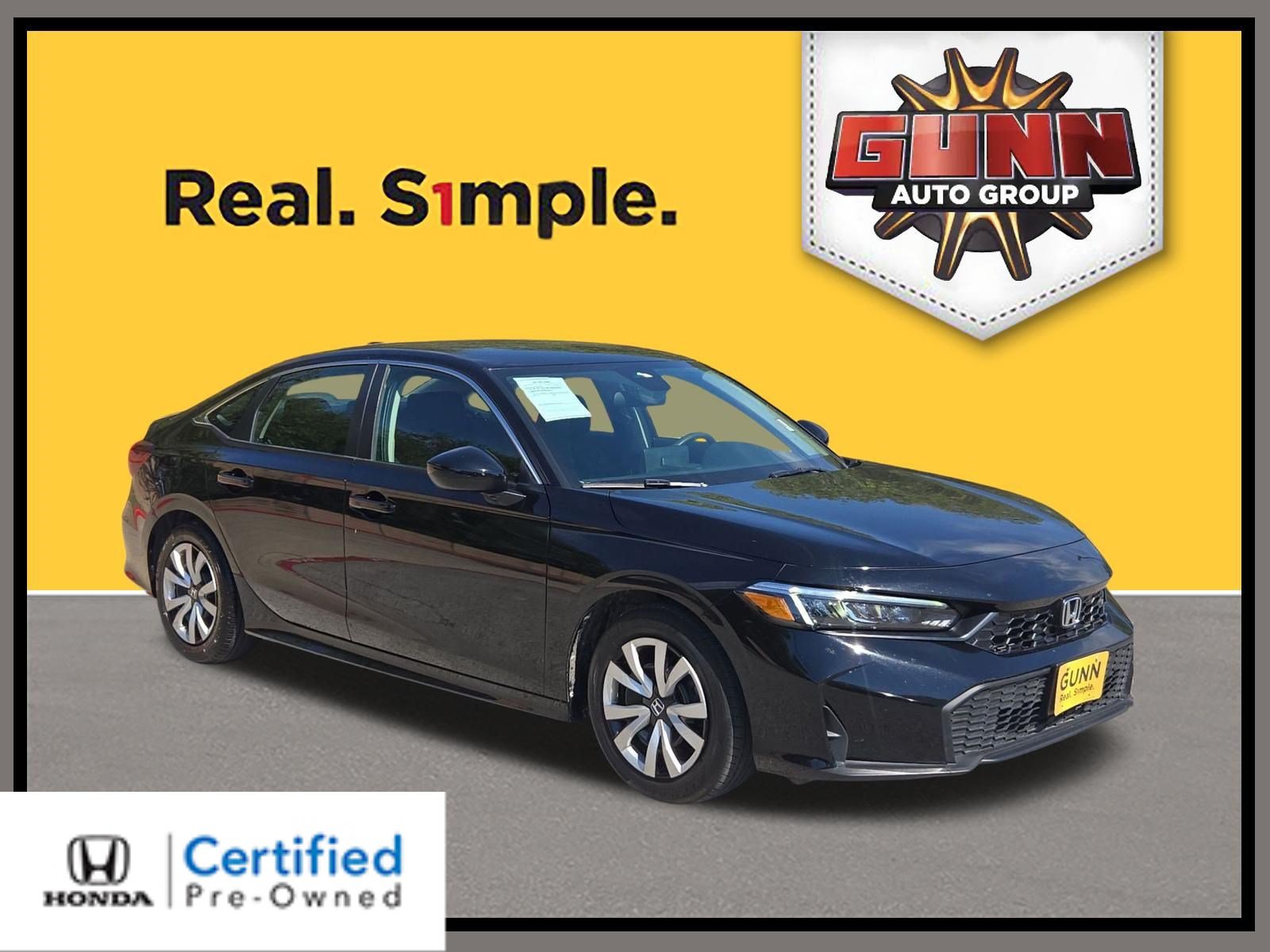 Certified 2025 Honda Civic LX image 1