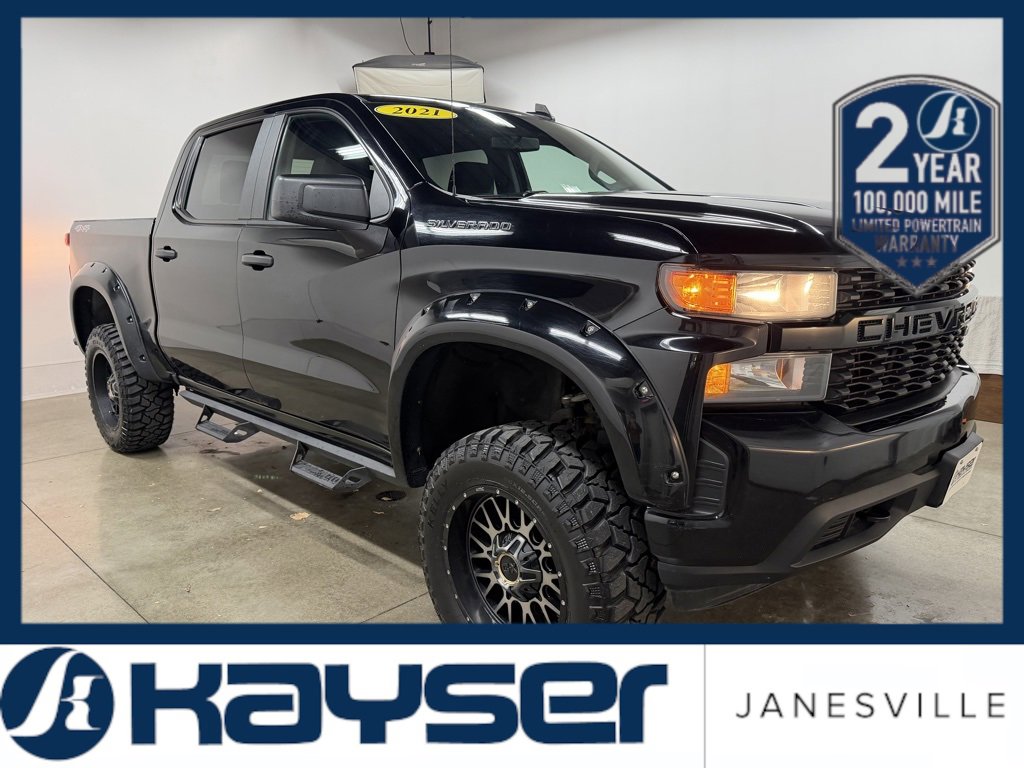 Used 2021 Chevrolet Silverado 1500 Custom image 1