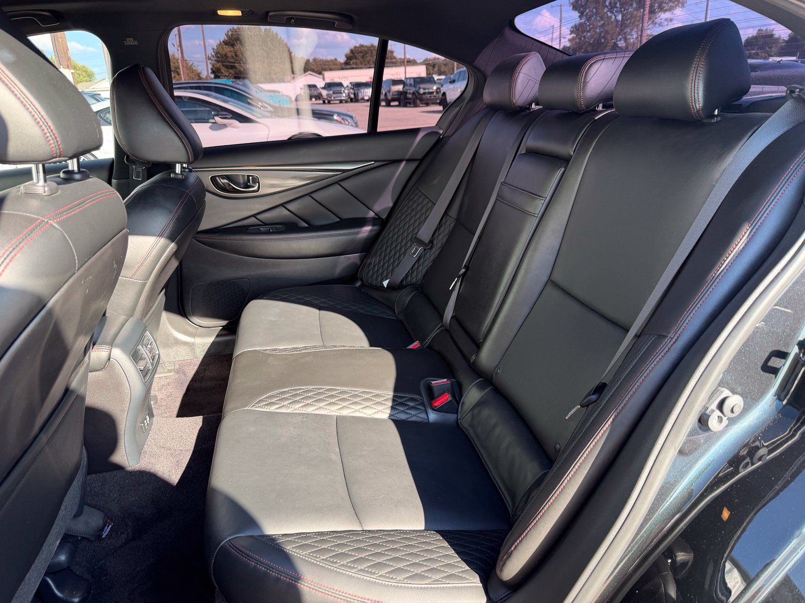 Used 2024 INFINITI Q50 Red Sport 400 w/ Black Opal Edition RWD image 31