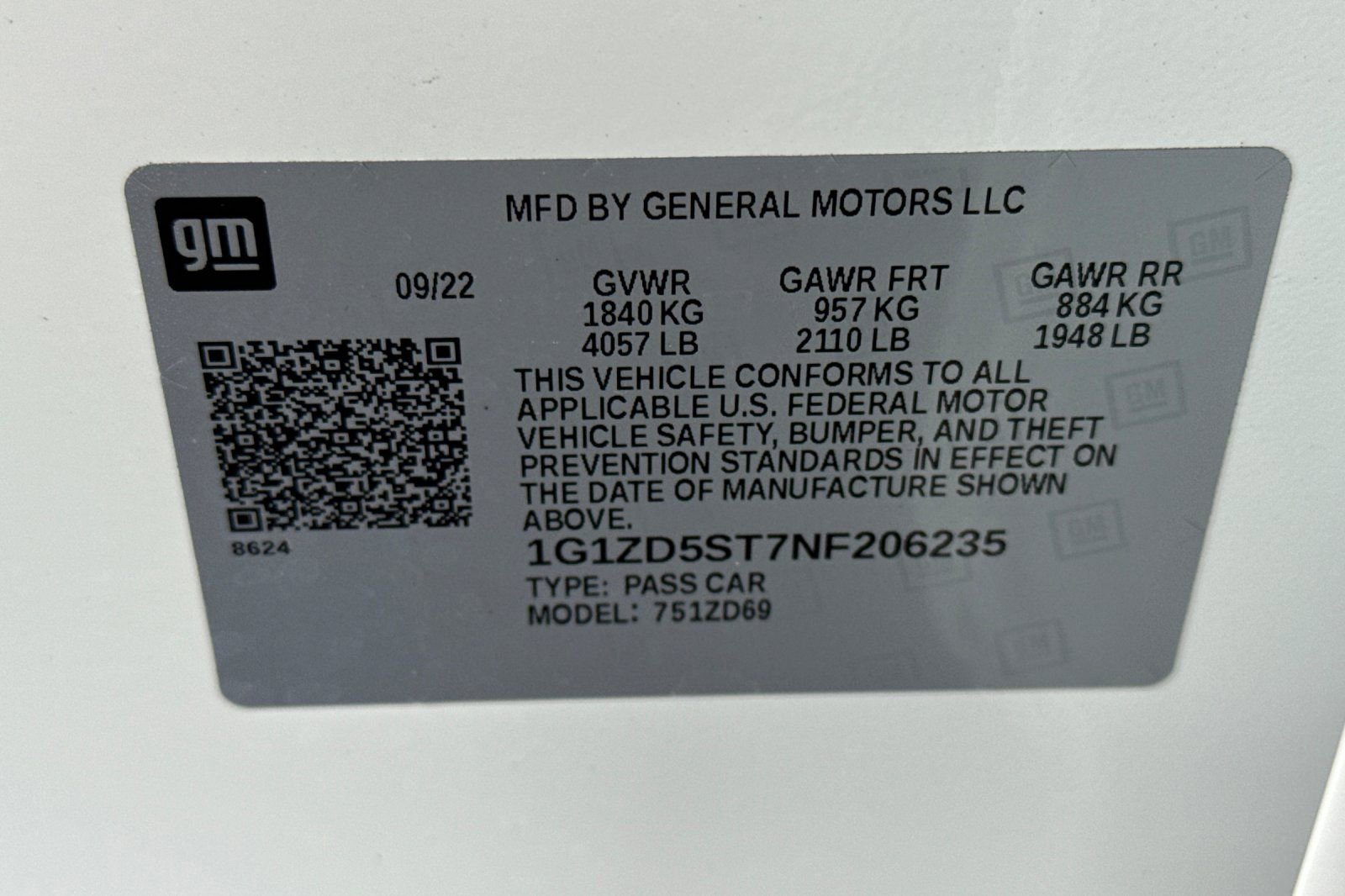 Certified 2022 Chevrolet Malibu LT w/ Leather Package image 33