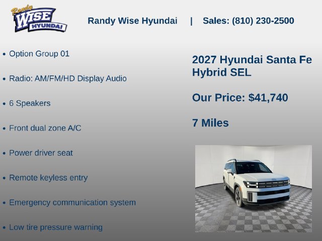 New 2027 Hyundai Santa Fe SEL AWD/4WD image 5