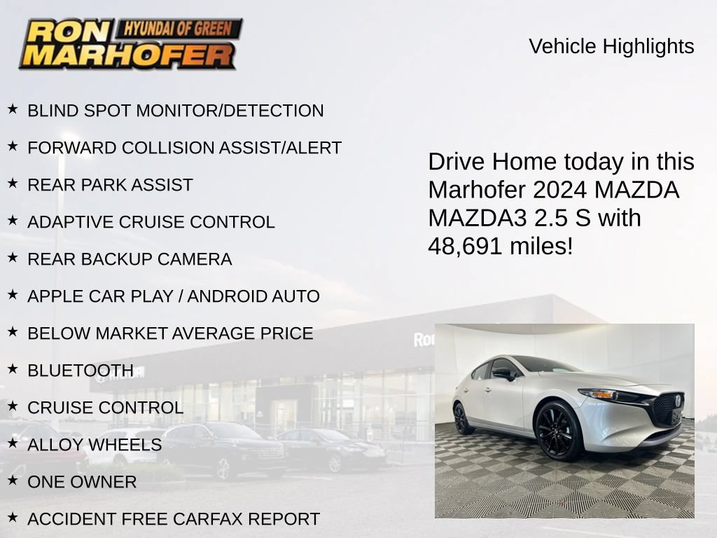 Used 2024 MAZDA MAZDA3 s FWD image 14