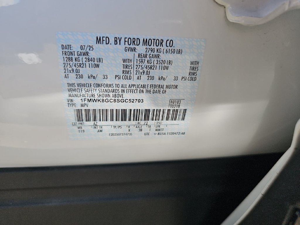 Used 2025 Ford Explorer ST w/ Sun And Sound Package AWD/4WD image 45