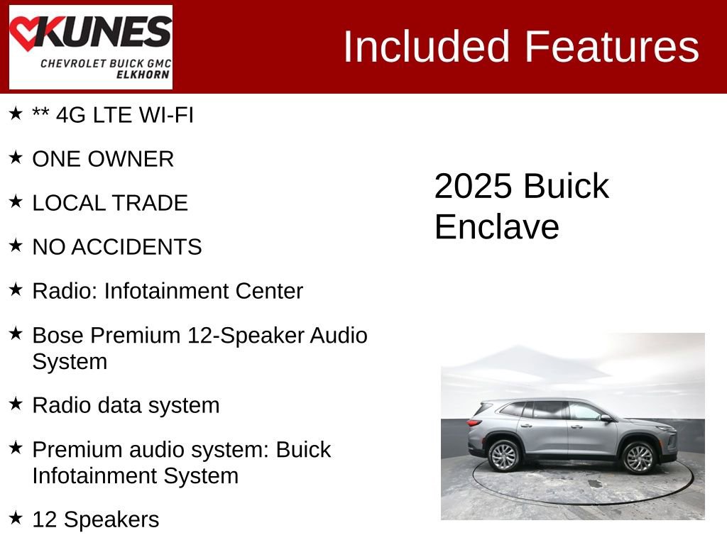 Used 2025 Buick Enclave Preferred w/ Power Package image 3