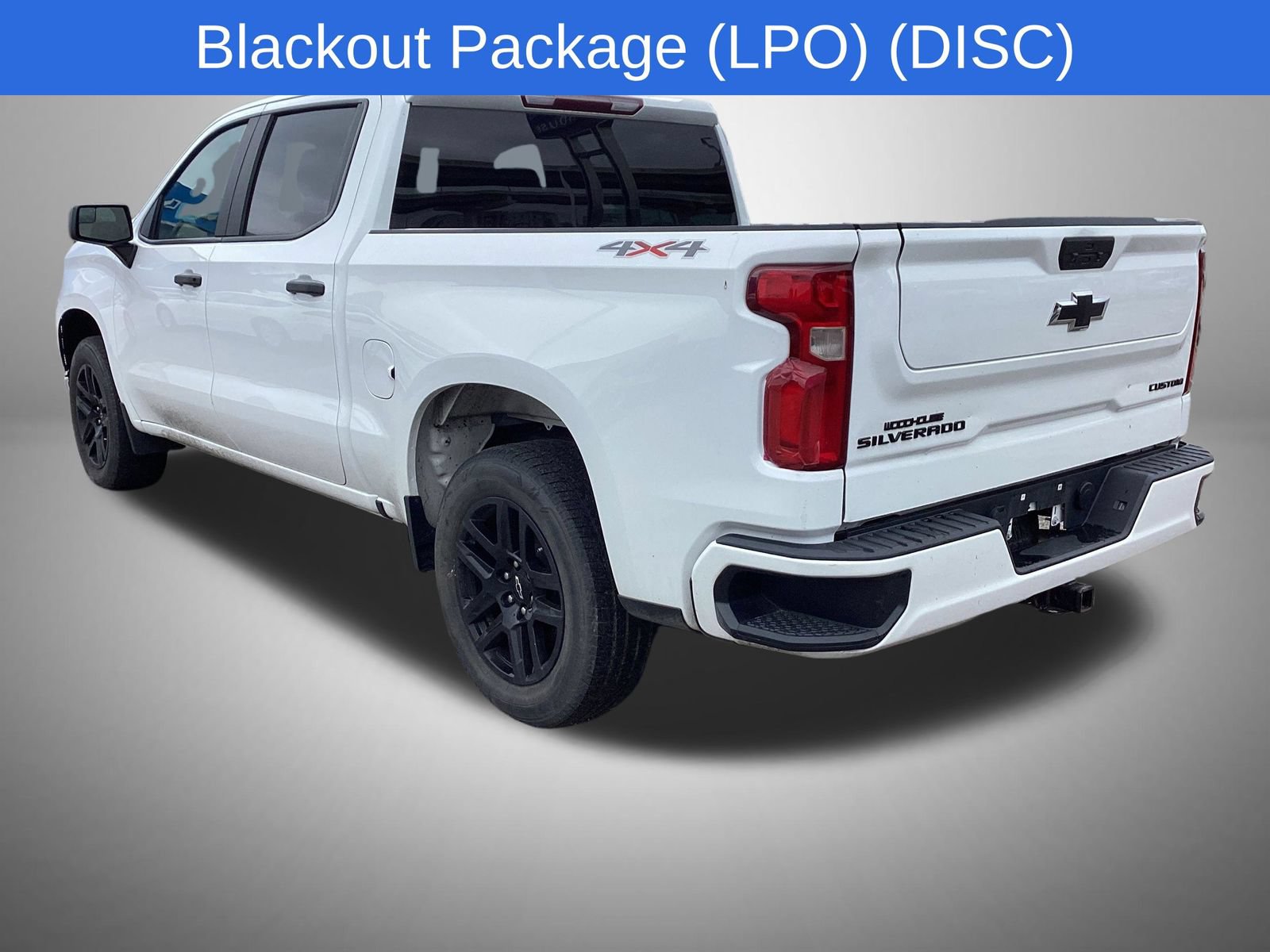 Certified 2022 Chevrolet Silverado 1500 Custom w/ LPO, Blackout Package AWD/4WD image 3