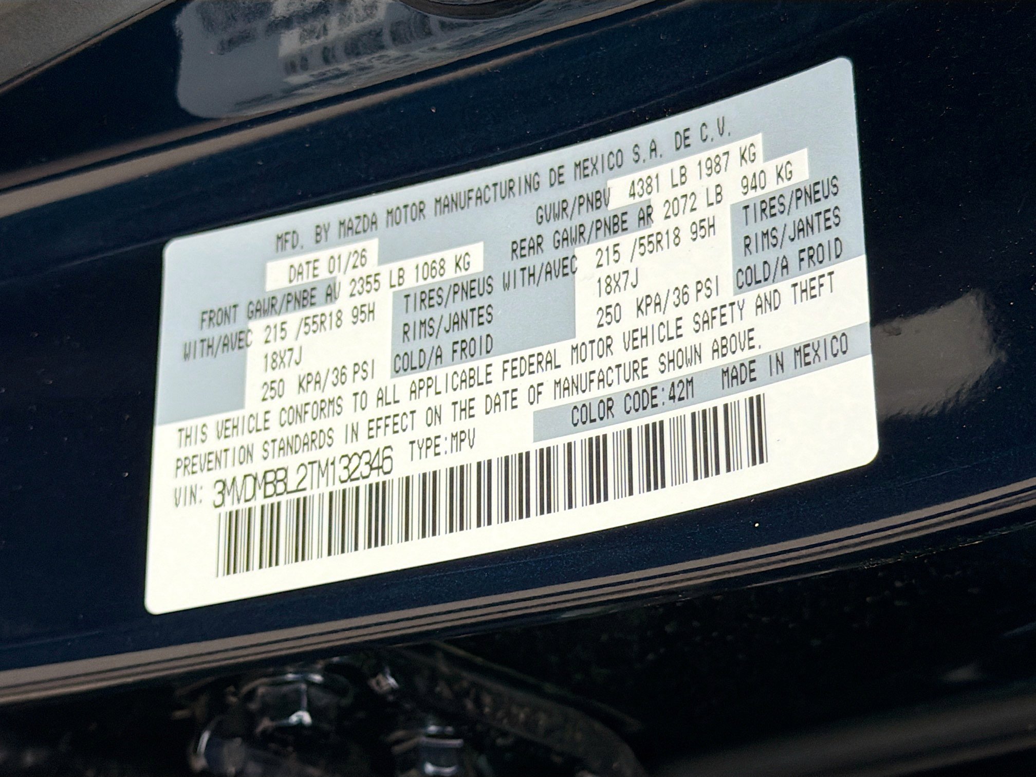 New 2026 MAZDA CX-30 AWD 2.5 S w/ Select Sport Pkg image 42