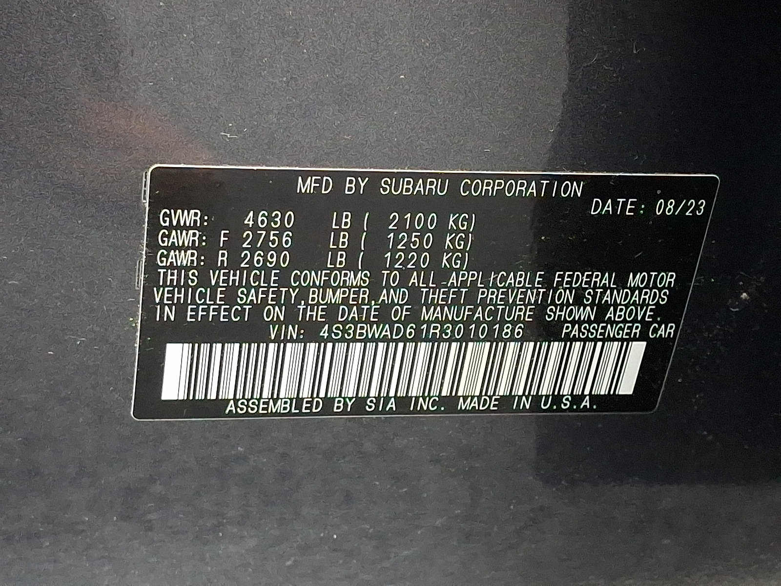 Used 2024 Subaru Legacy Premium AWD/4WD image 27