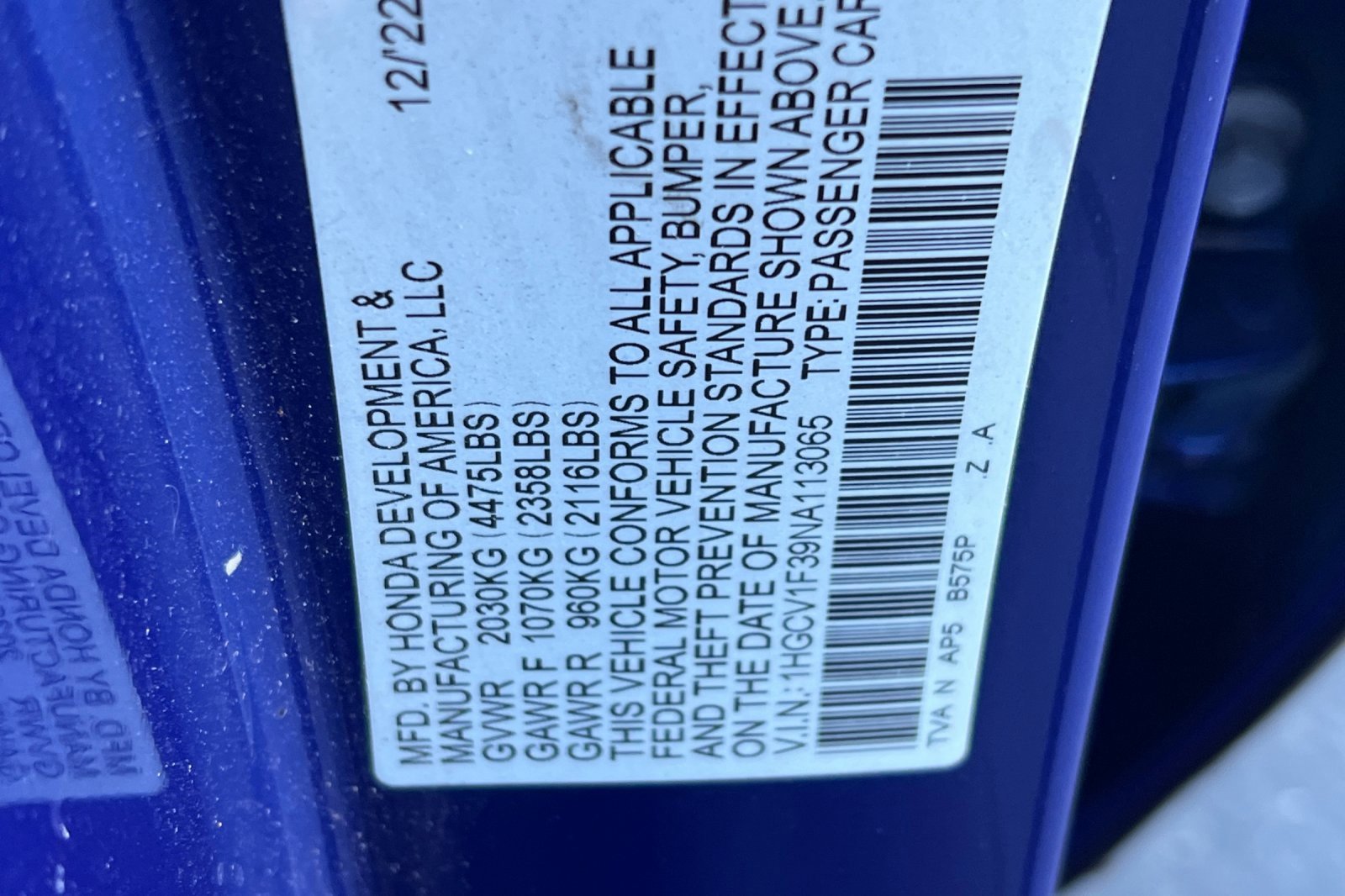 Used 2022 Honda Accord Sport image 29