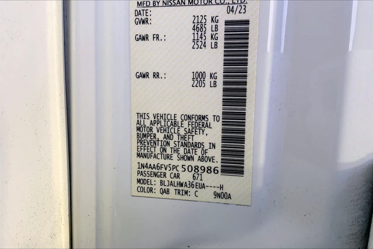 Used 2023 Nissan Maxima Platinum w/ Sport Mat Group FWD image 32