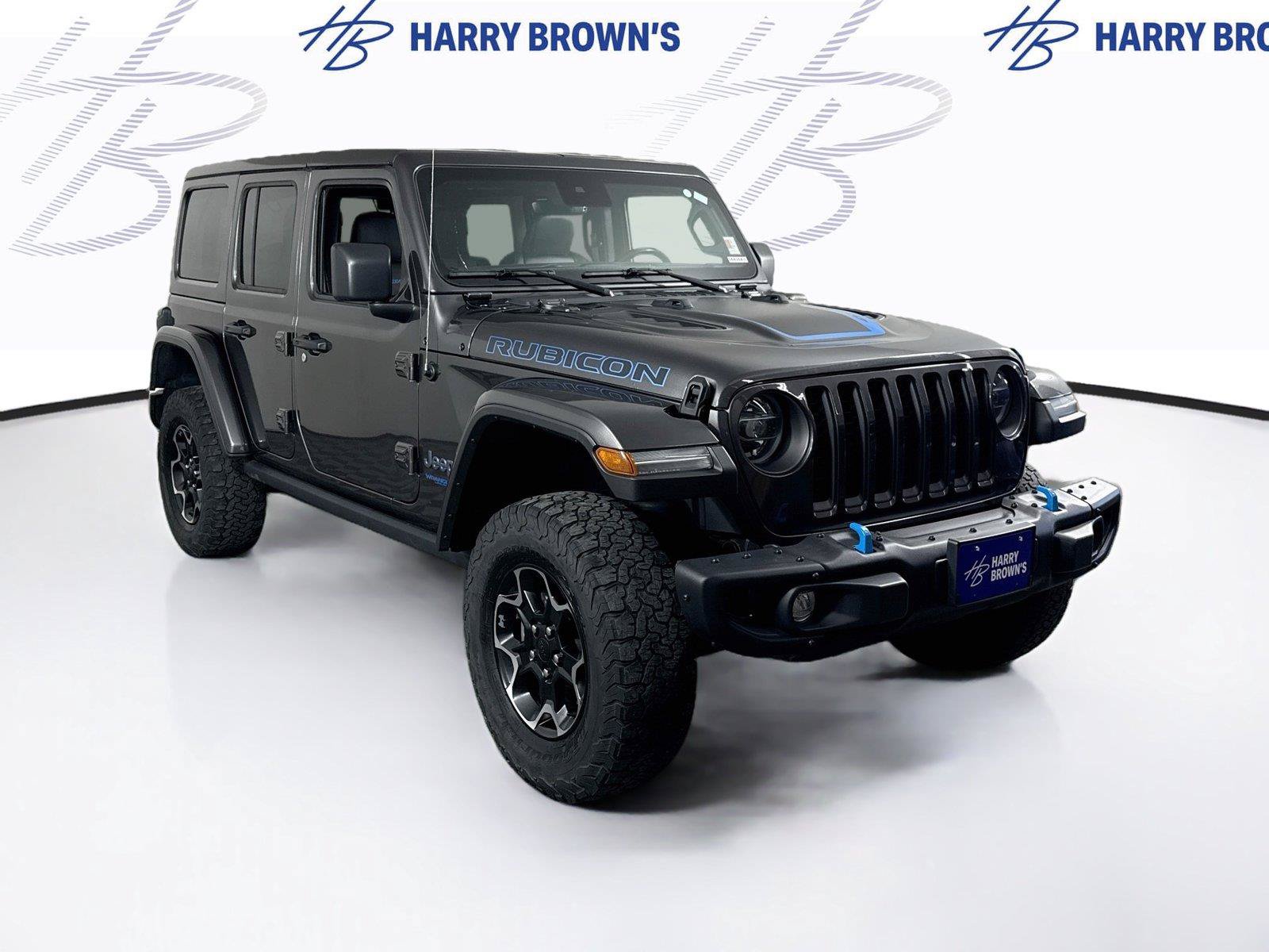 Used 2021 Jeep Wrangler Unlimited Rubicon 4xe w/ Steel Bumper Group AWD/4WD image 25