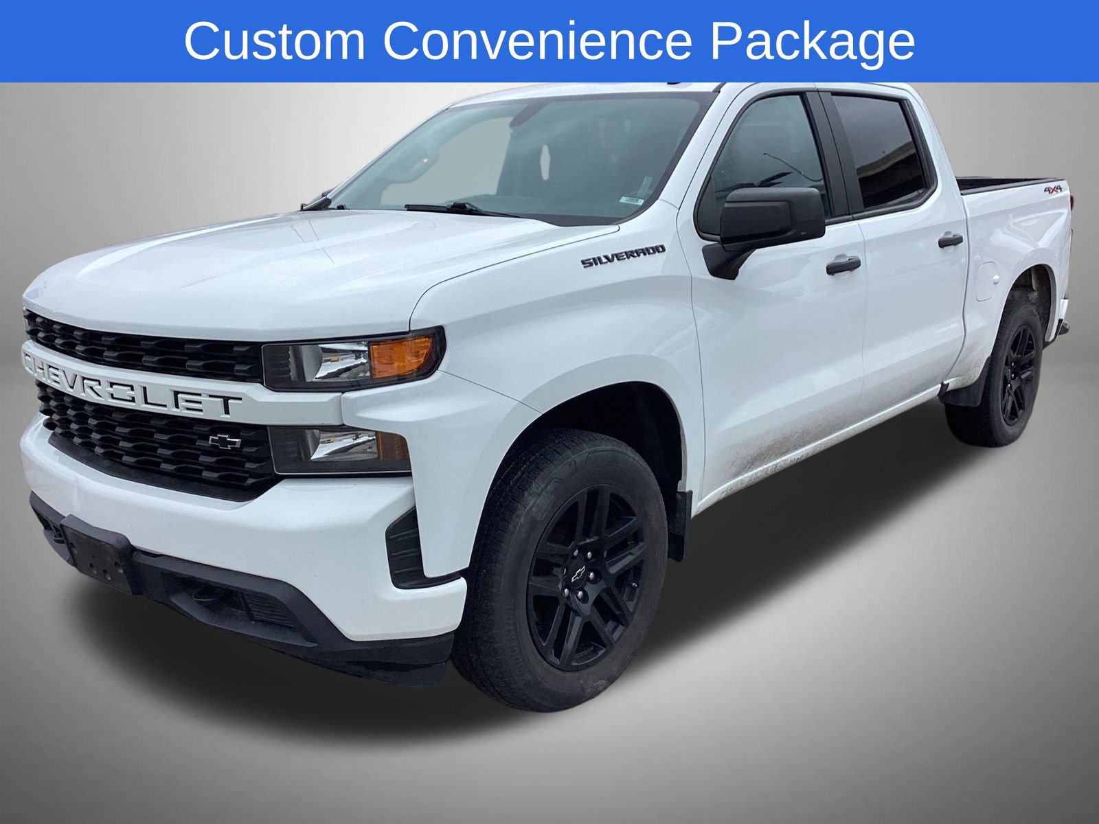 Certified 2022 Chevrolet Silverado 1500 Custom w/ LPO, Blackout Package AWD/4WD image 1