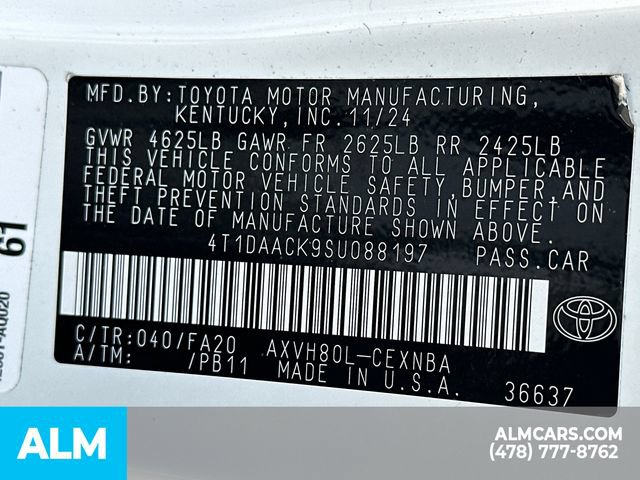 Used 2025 Toyota Camry LE FWD image 35