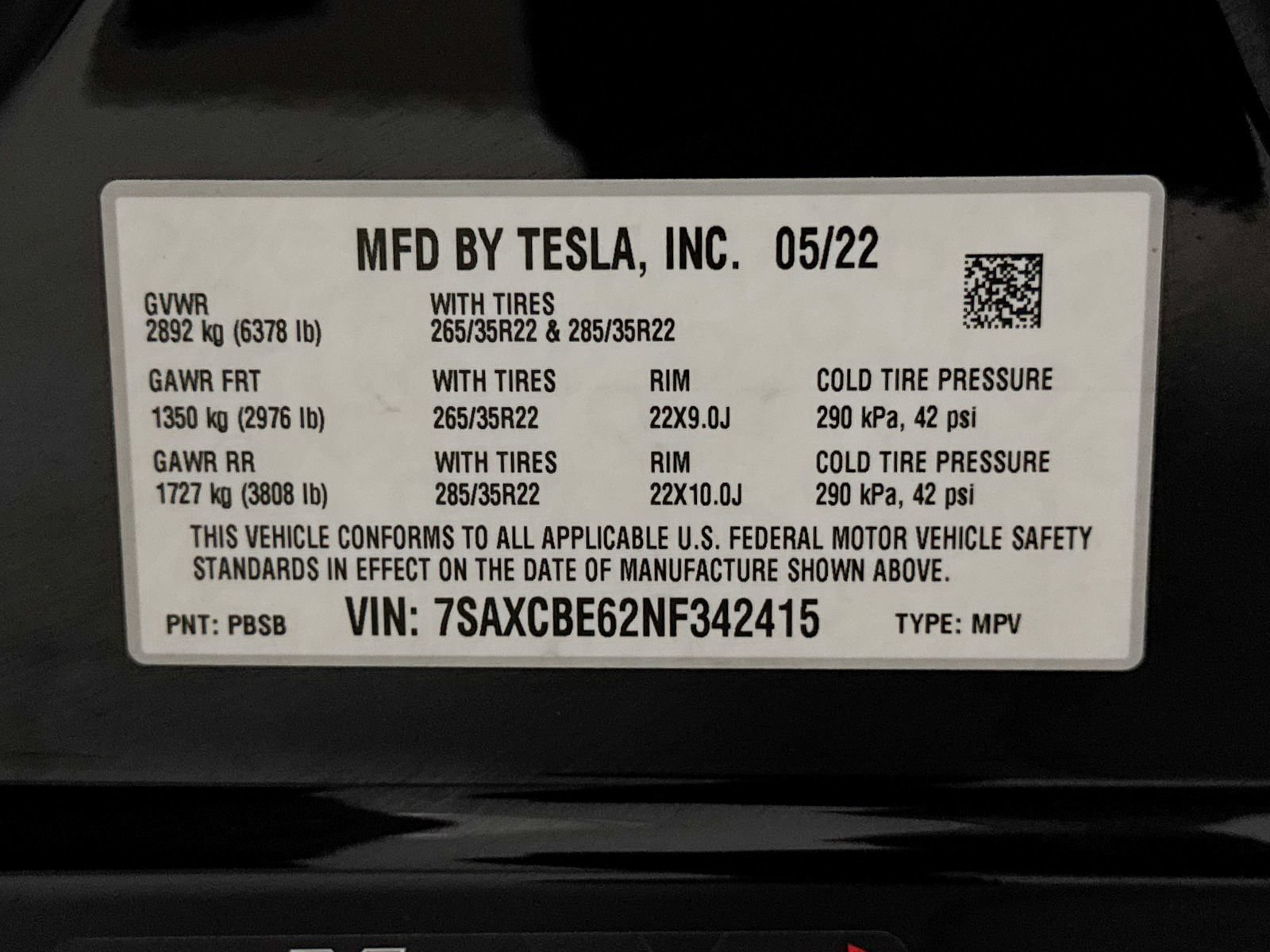 Used 2022 Tesla Model X Plaid AWD/4WD image 41