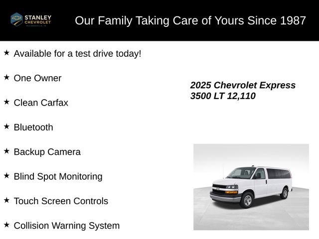 Used 2025 Chevrolet Express 3500 LT w/ LT Preferred Equipment Group RWD image 9