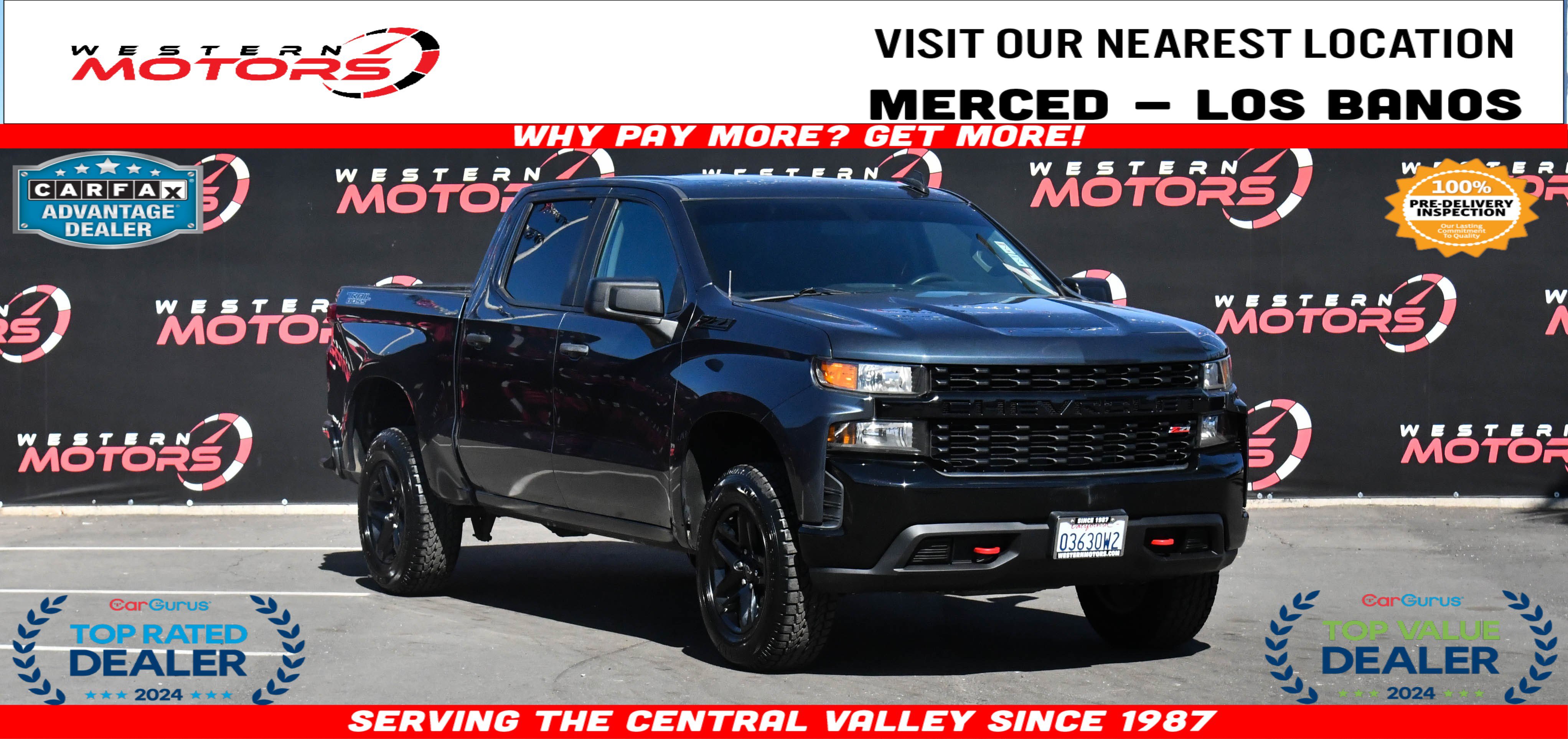 Used 2019 Chevrolet Silverado 1500 Custom Trail Boss w/ Custom Convenience Package
