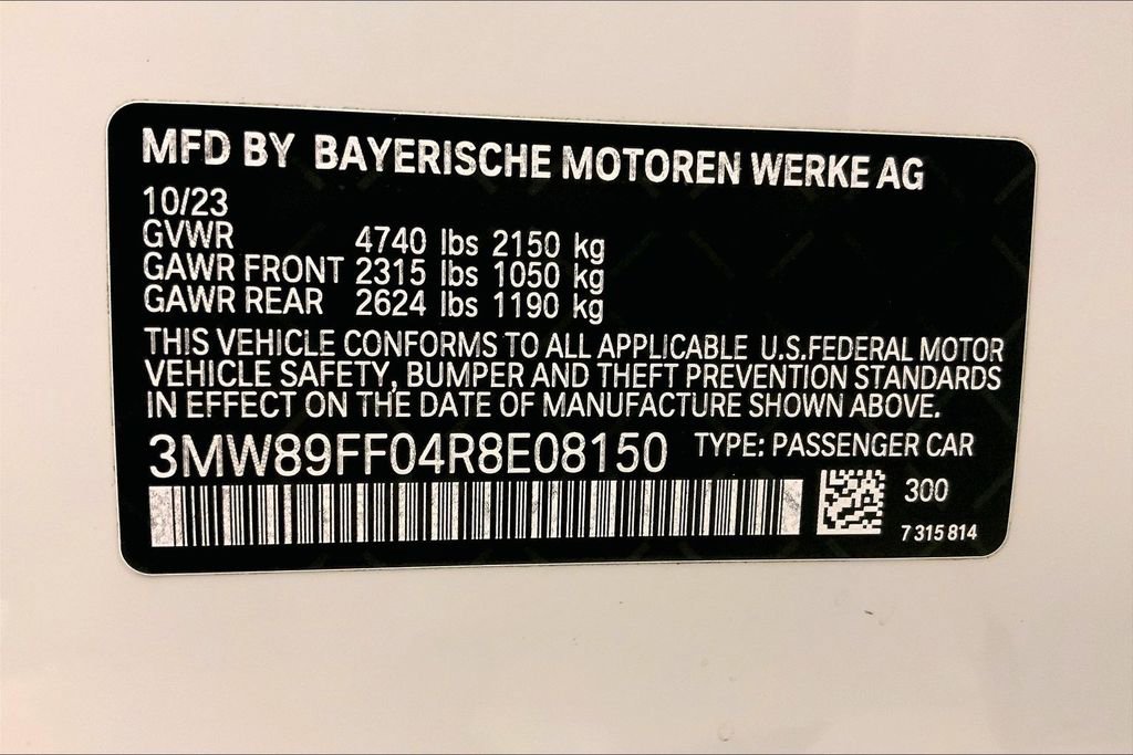 Certified 2024 BMW 330i xDrive 330i xDrive w/ M Sport Package image 32