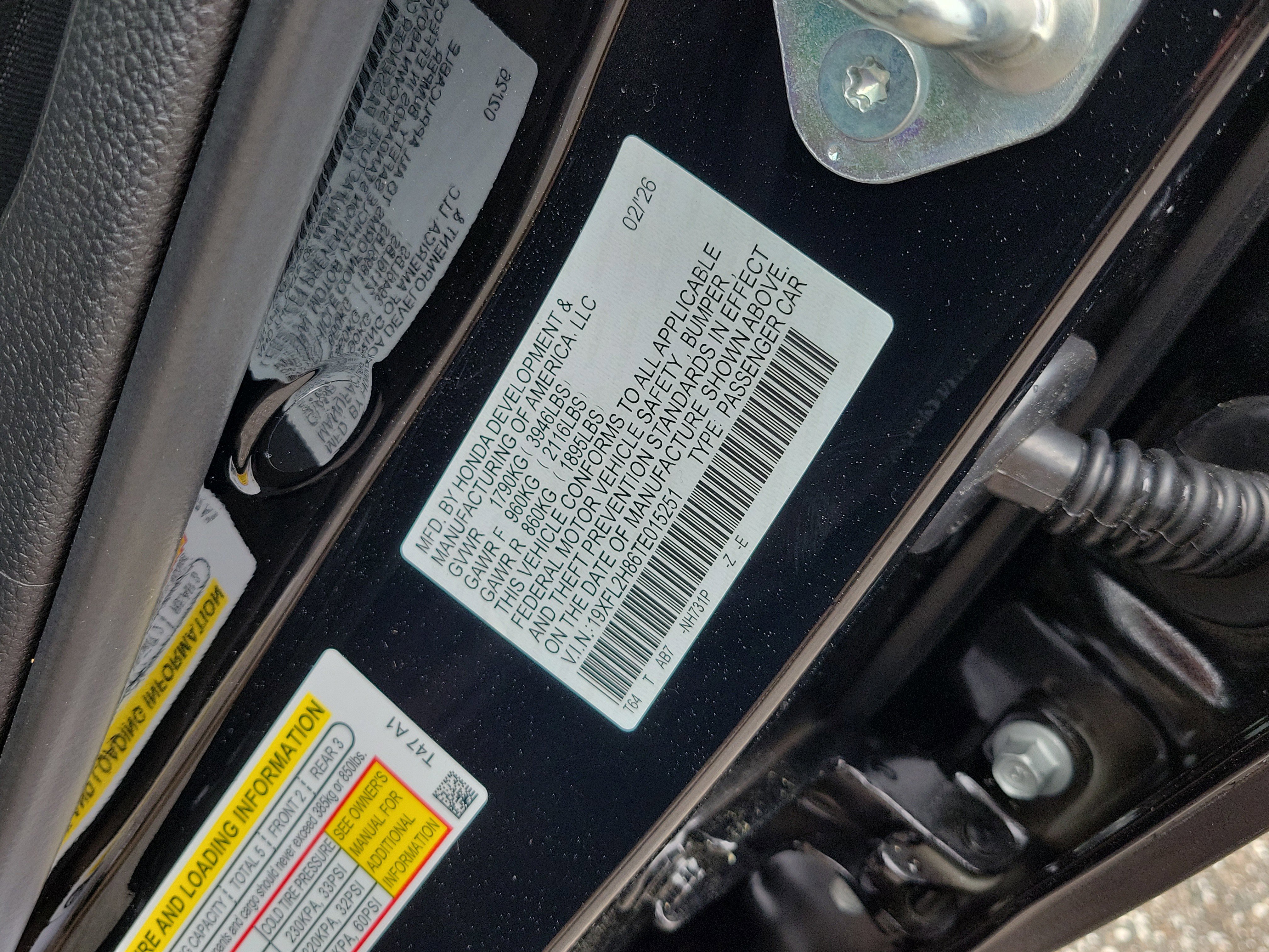 New 2026 Honda Civic Sport image 34