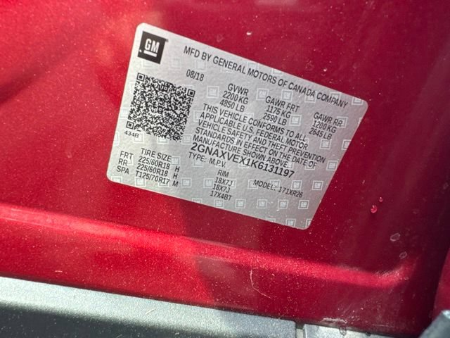 Used 2019 Chevrolet Equinox LT AWD/4WD image 32