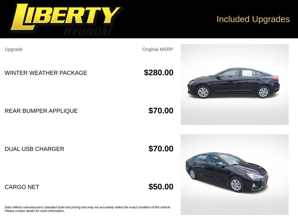 Used 2020 Hyundai Elantra SE w/ Winter Weather Package FWD image 6