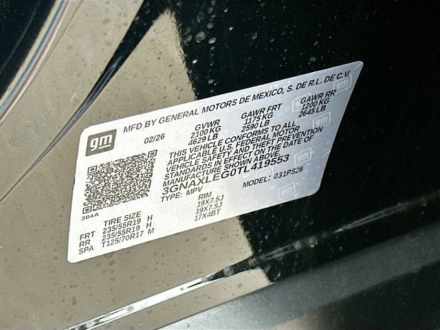 New 2026 Chevrolet Equinox RS w/ Safety and Technology Package image 35