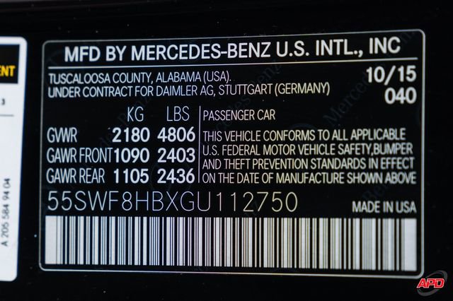 Used 2016 Mercedes-Benz C 63 AMG S image 97