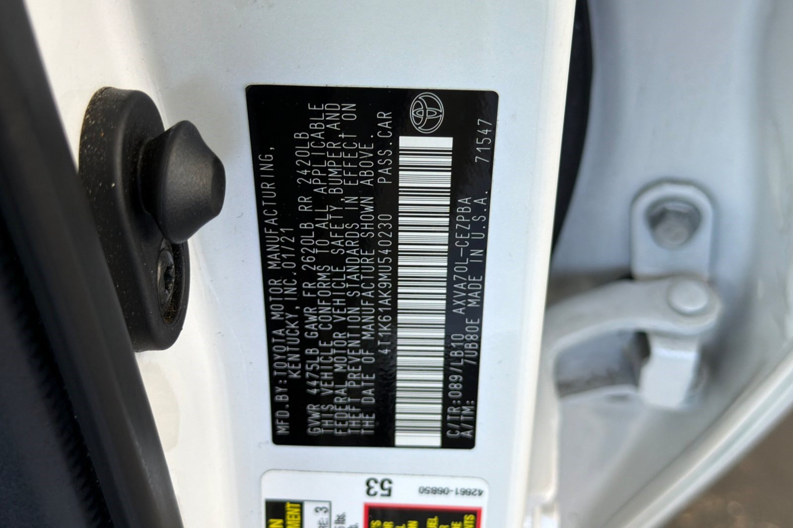 Used 2021 Toyota Camry XSE FWD image 39