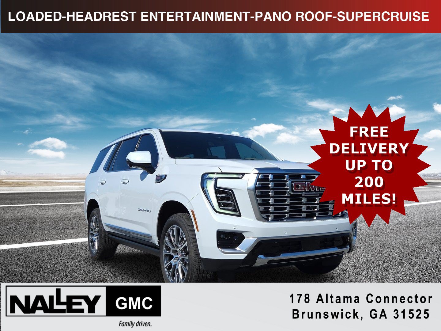 New 2026 GMC Yukon Denali w/ Denali Reserve Package RWD 360° Tour