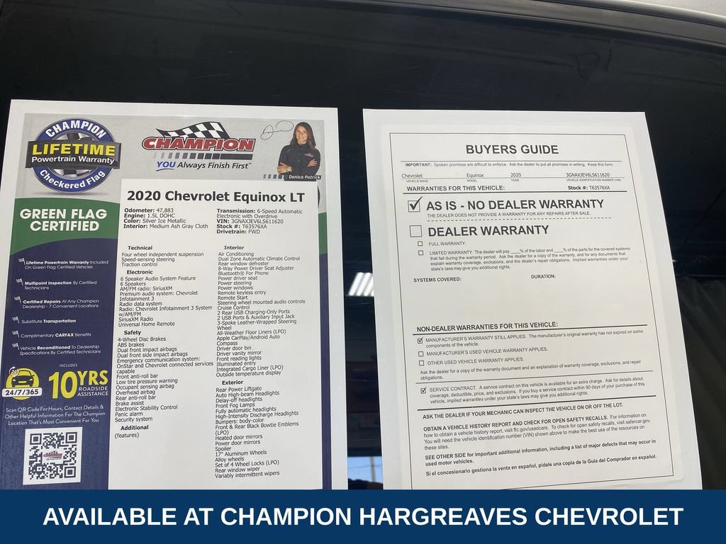 Used 2020 Chevrolet Equinox LT w/ Driver Convenience Package FWD image 43