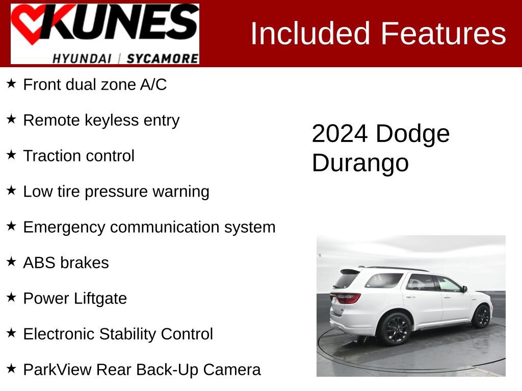 Used 2024 Dodge Durango R/T AWD/4WD image 2