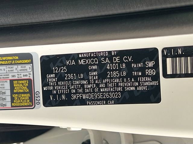 New 2025 Kia K4 GT-Line w/ GT-Line Sunroof Package image 33