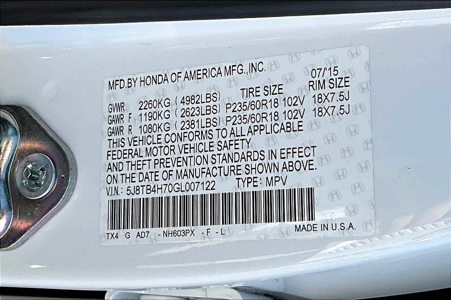 Used 2016 Acura RDX AWD w/ Advance Package image 37