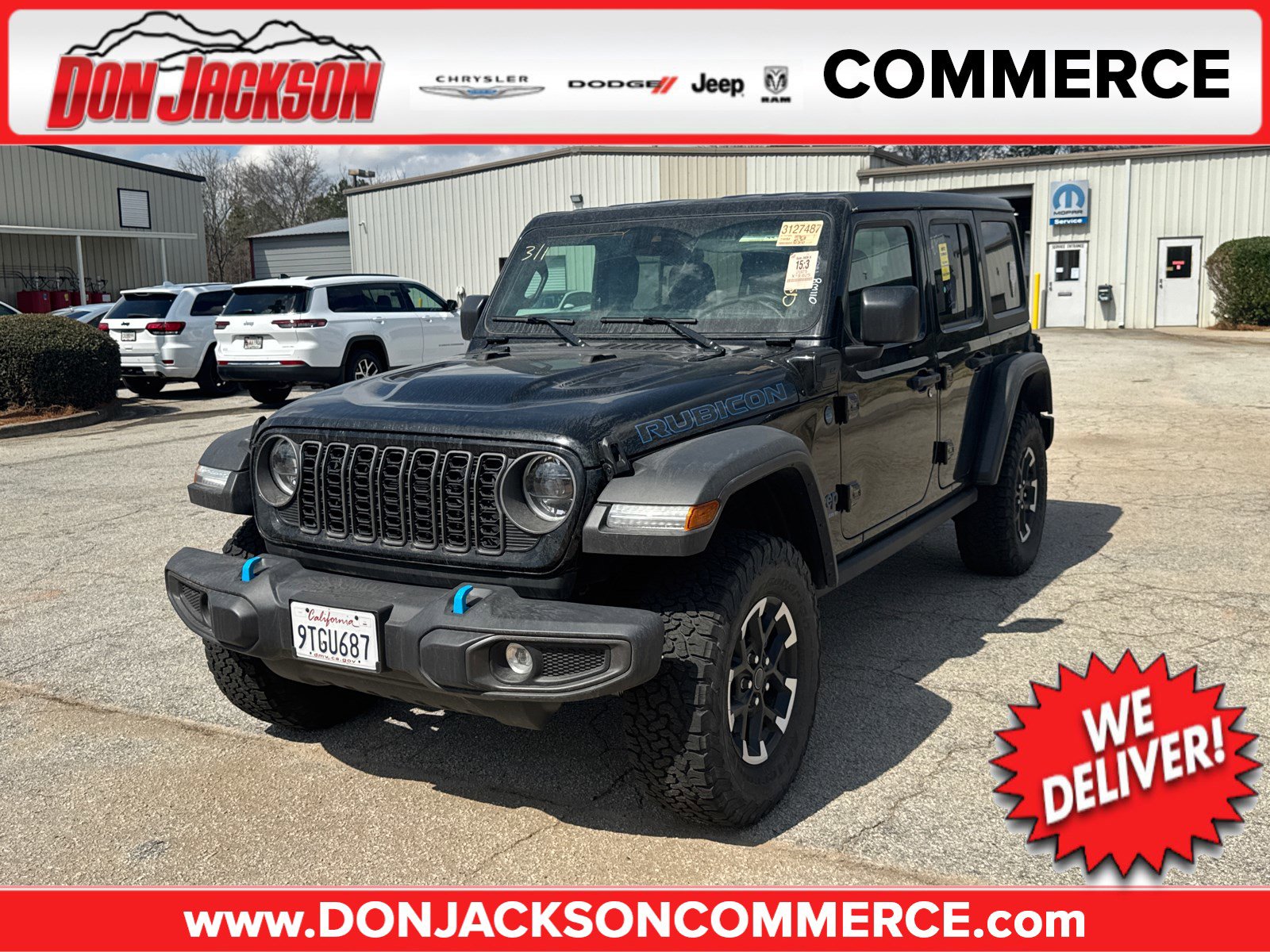 Used 2025 Jeep Wrangler Unlimited Rubicon 4xe w/ Safety Group image 1