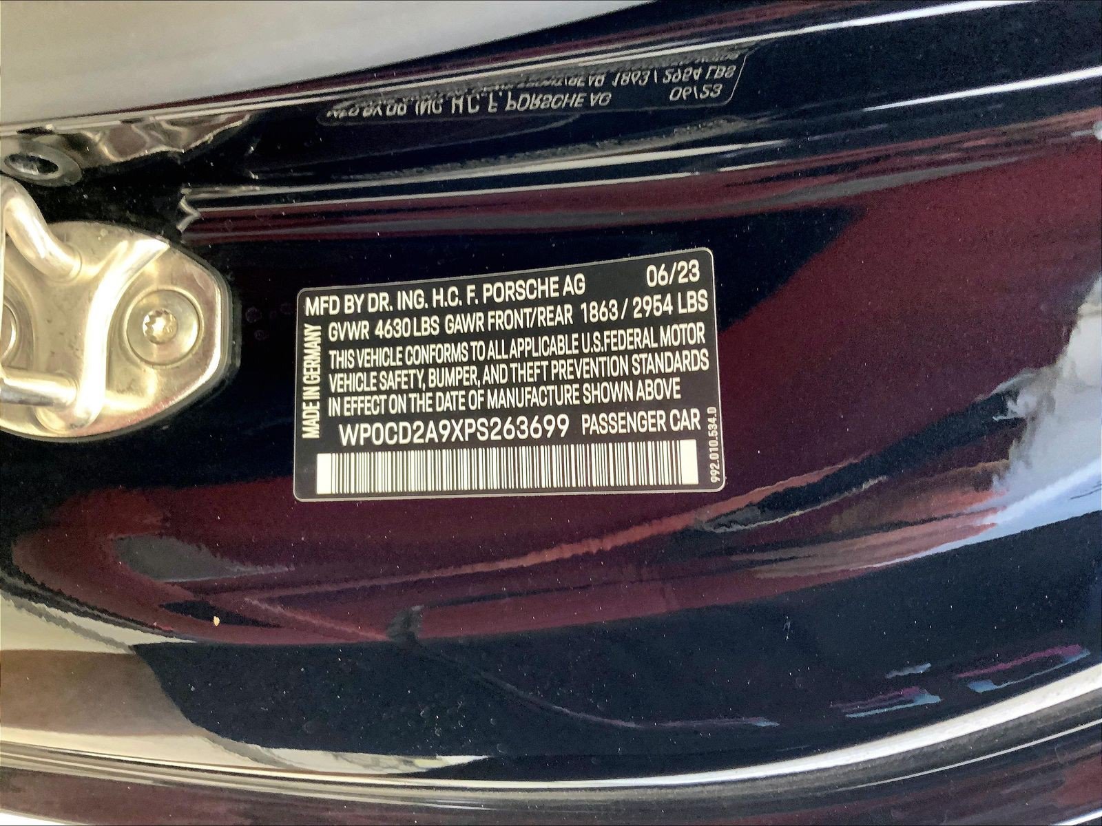 Certified 2023 Porsche 911 Turbo AWD/4WD image 32