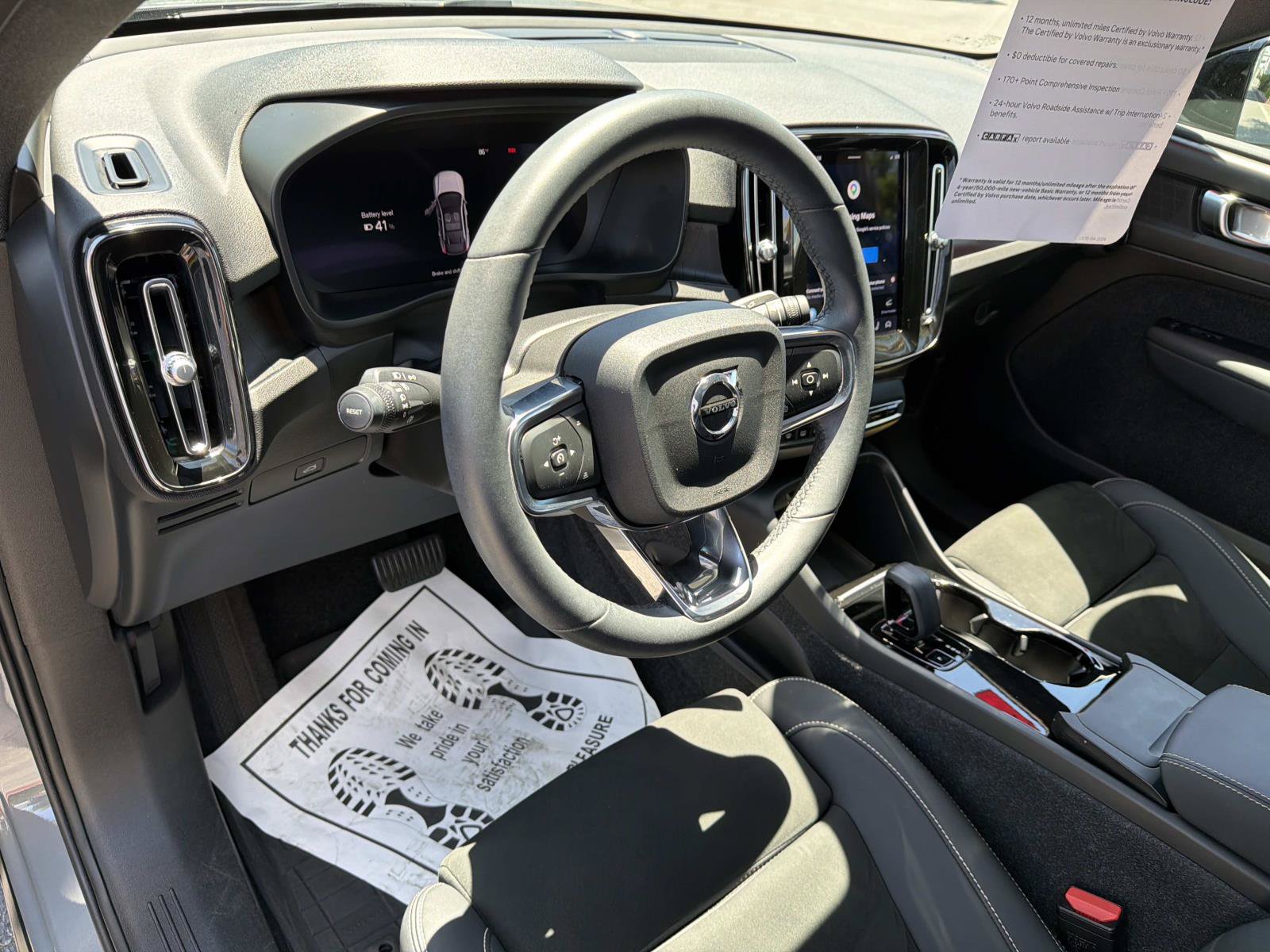 Certified 2023 Volvo C40 P8 Recharge Plus w/ Climate Package AWD/4WD image 9