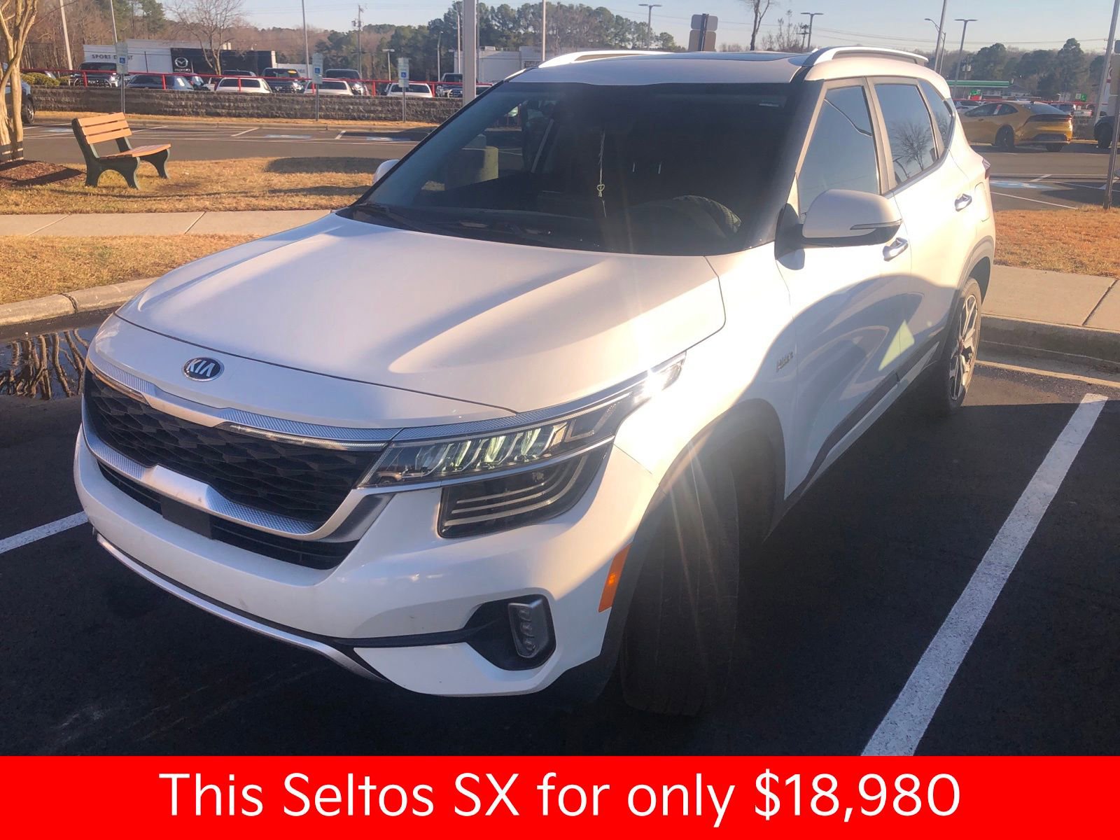 Used 2021 Kia Seltos SX w/ SX Sunroof Package image 3