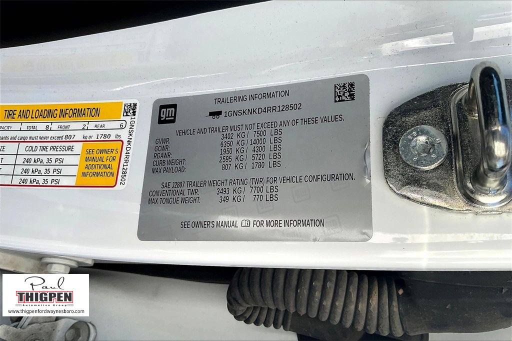 Used 2024 Chevrolet Tahoe LT image 35