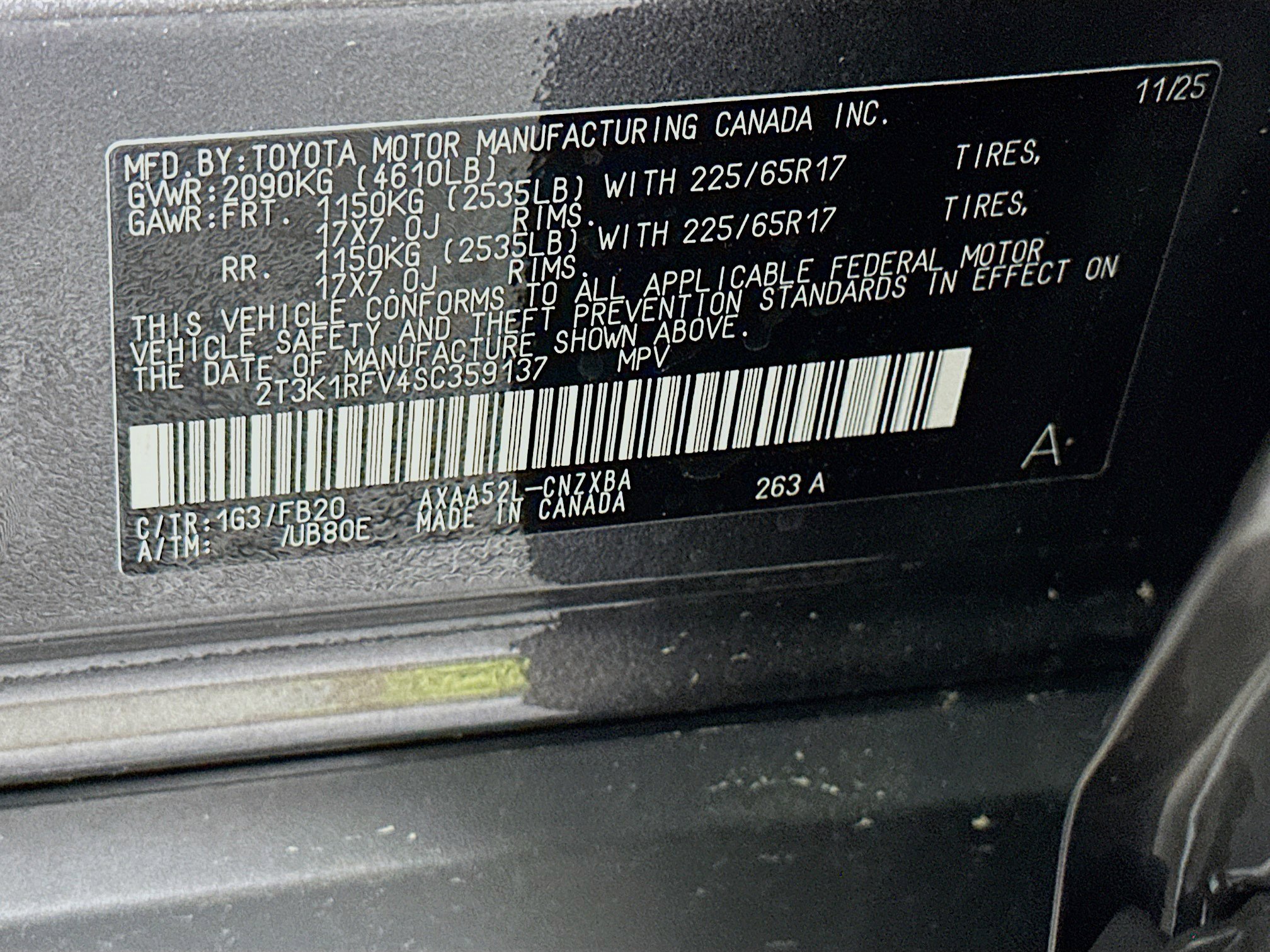 Used 2025 Toyota RAV4 LE image 12