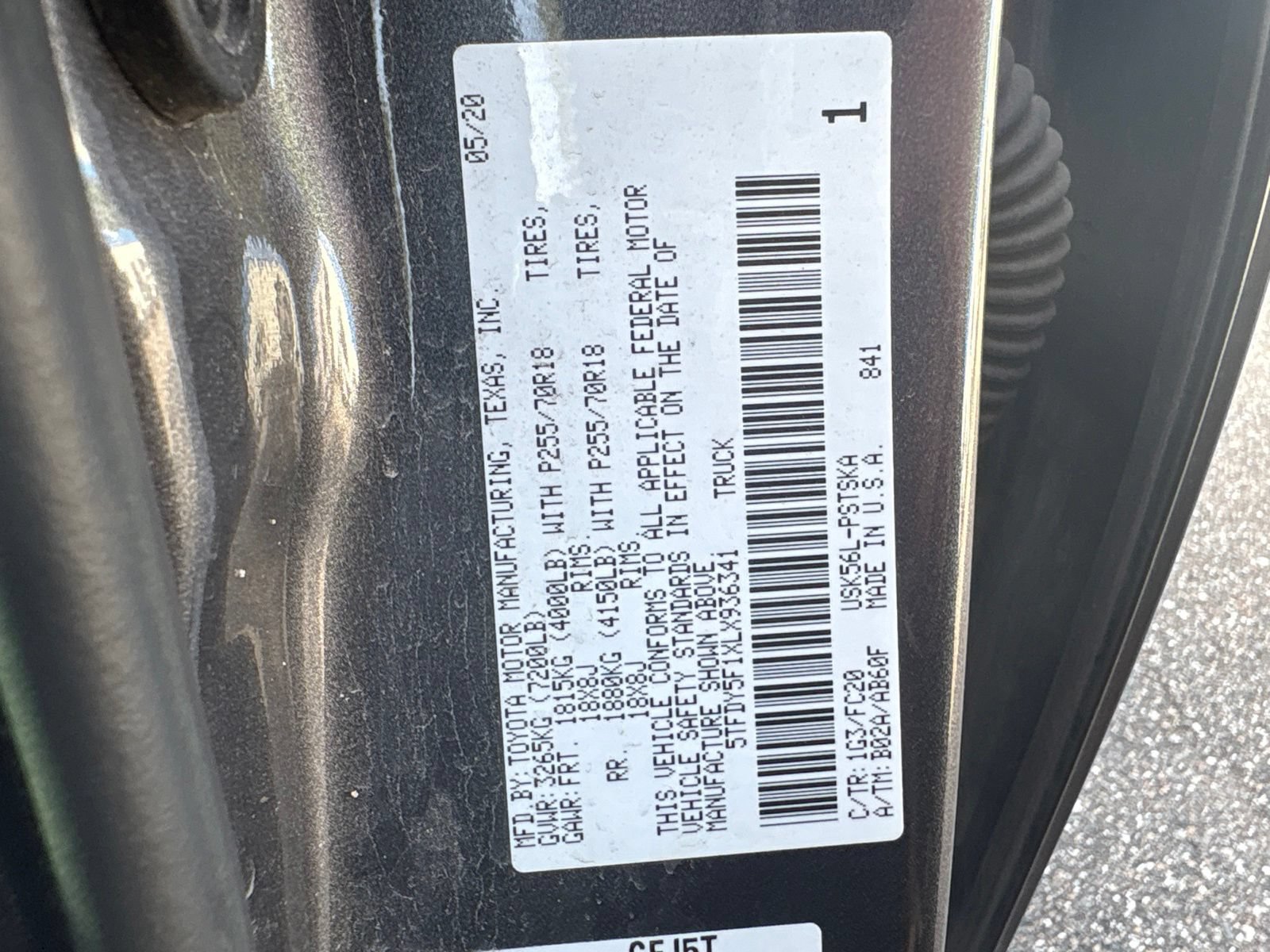 Used 2020 Toyota Tundra SR5 w/ SR5 Upgrade Package AWD/4WD image 9