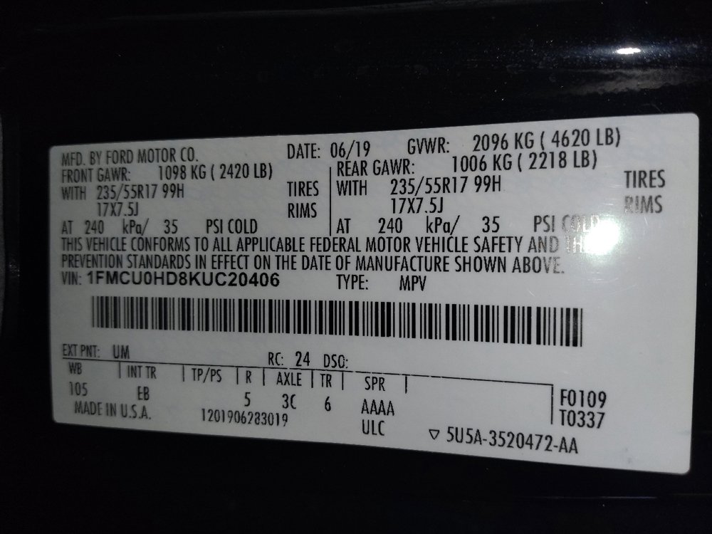 Used 2019 Ford Escape SEL FWD image 33