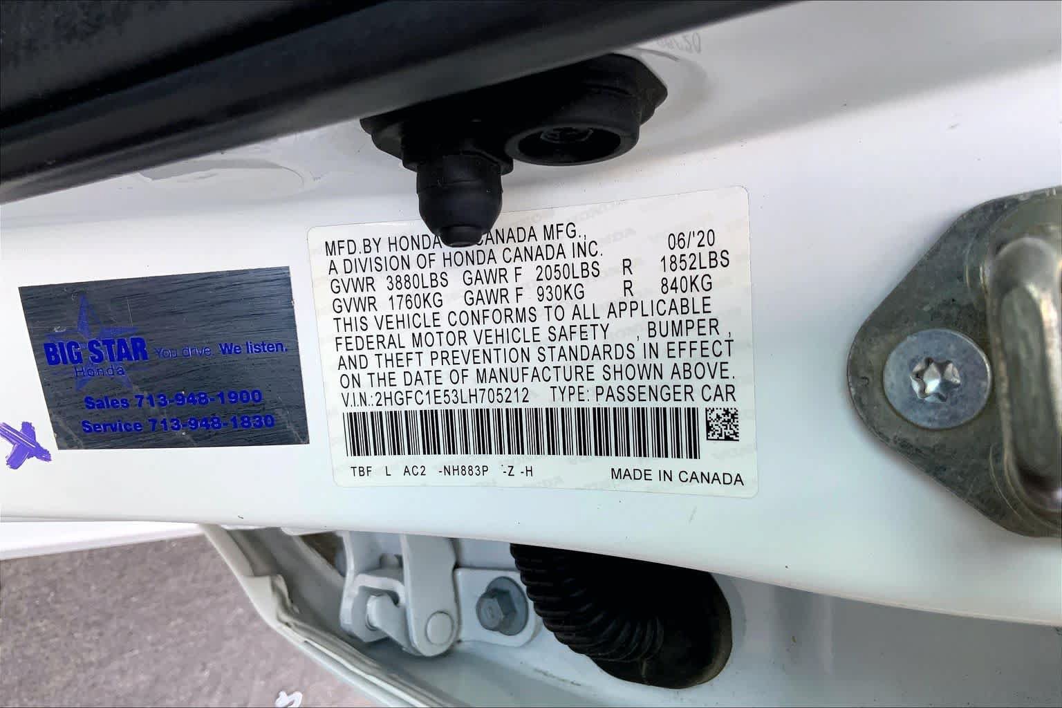Used 2020 Honda Civic Si image 33