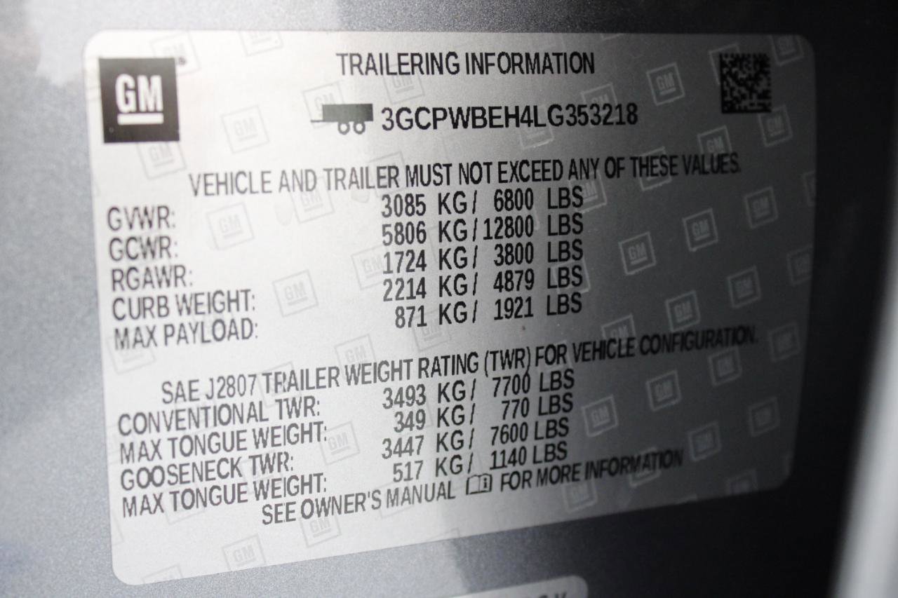 Used 2020 Chevrolet Silverado 1500 Custom w/ Custom Value Package RWD image 84