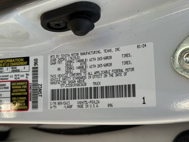 Used 2024 Toyota Tundra Limited AWD/4WD image 38