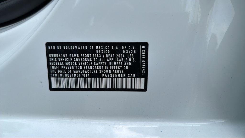 New 2026 Volkswagen Jetta SE FWD image 25