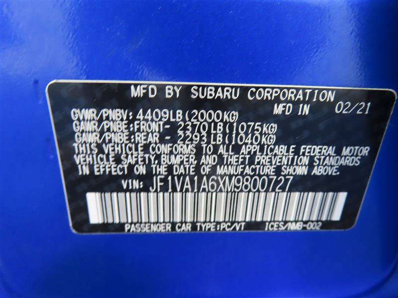 Used 2021 Subaru WRX AWD/4WD image 35