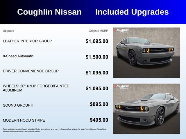 Used 2017 Dodge Challenger R/T Scat Pack w/ Leather Interior Group image 3