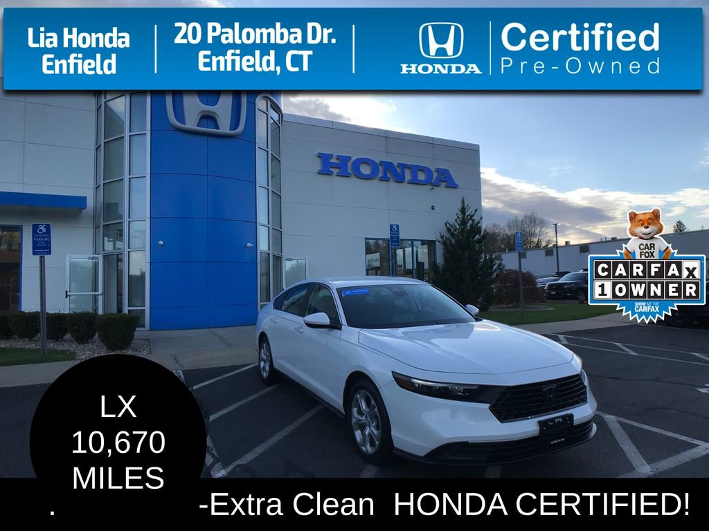 Certified 2023 Honda Accord LX image 1