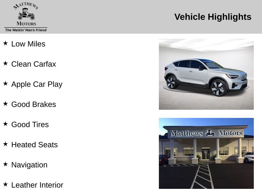 Used 2023 Volvo C40 P8 Recharge Ultimate image 14