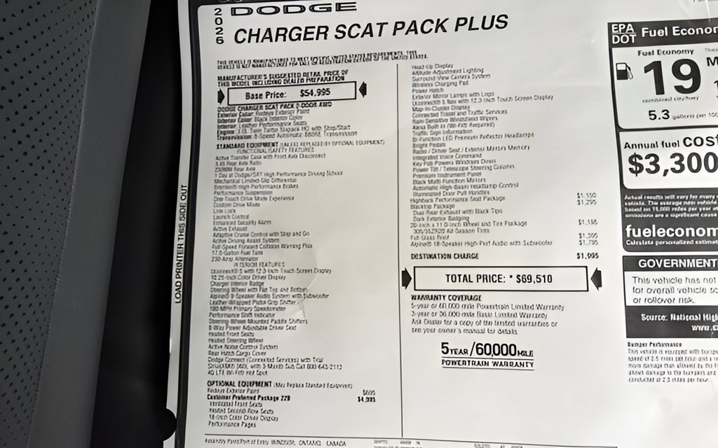 New 2026 Dodge Charger Scat Pack AWD/4WD image 31